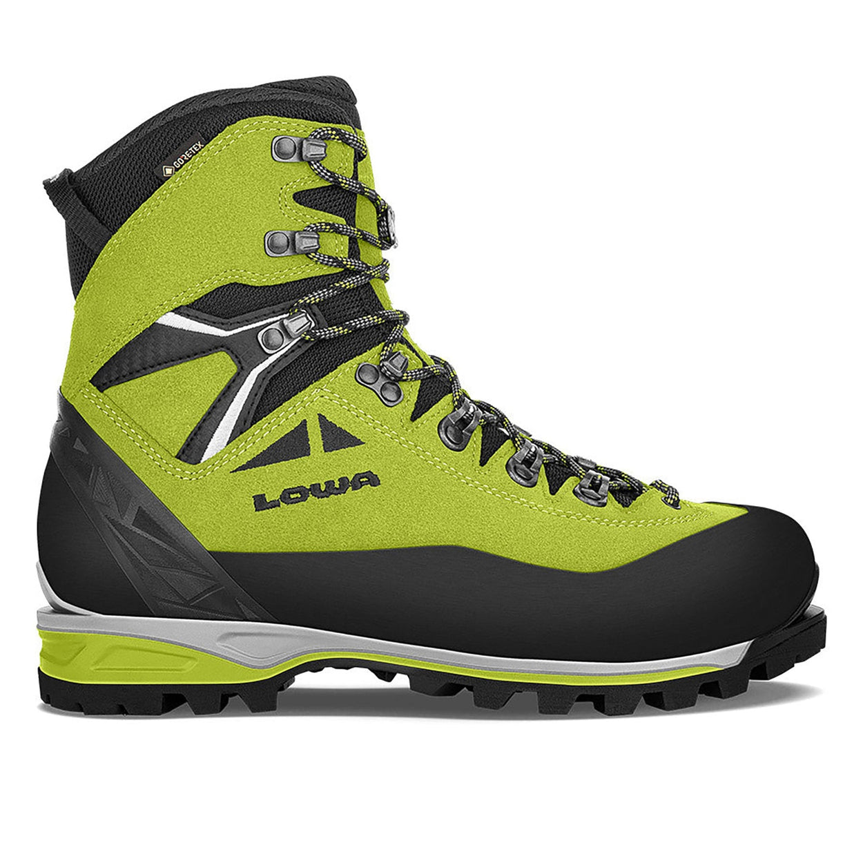 ALPINE EXPERT II GTX - LIME/BLACK - Inside Side View - Left Shoe