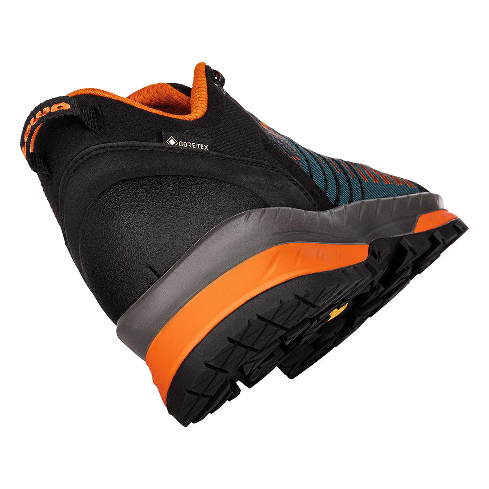 CAREZZA GTX LO - ANTHRACITE/ORANGE - Back View