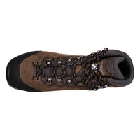 Men's LOWA CAMINO EVO GTX backpacking boot in BROWN/GRAPHITE with GORE-TEX waterproof protection for backpacking and mountain hunting. SKU 2116274527, 2116294527