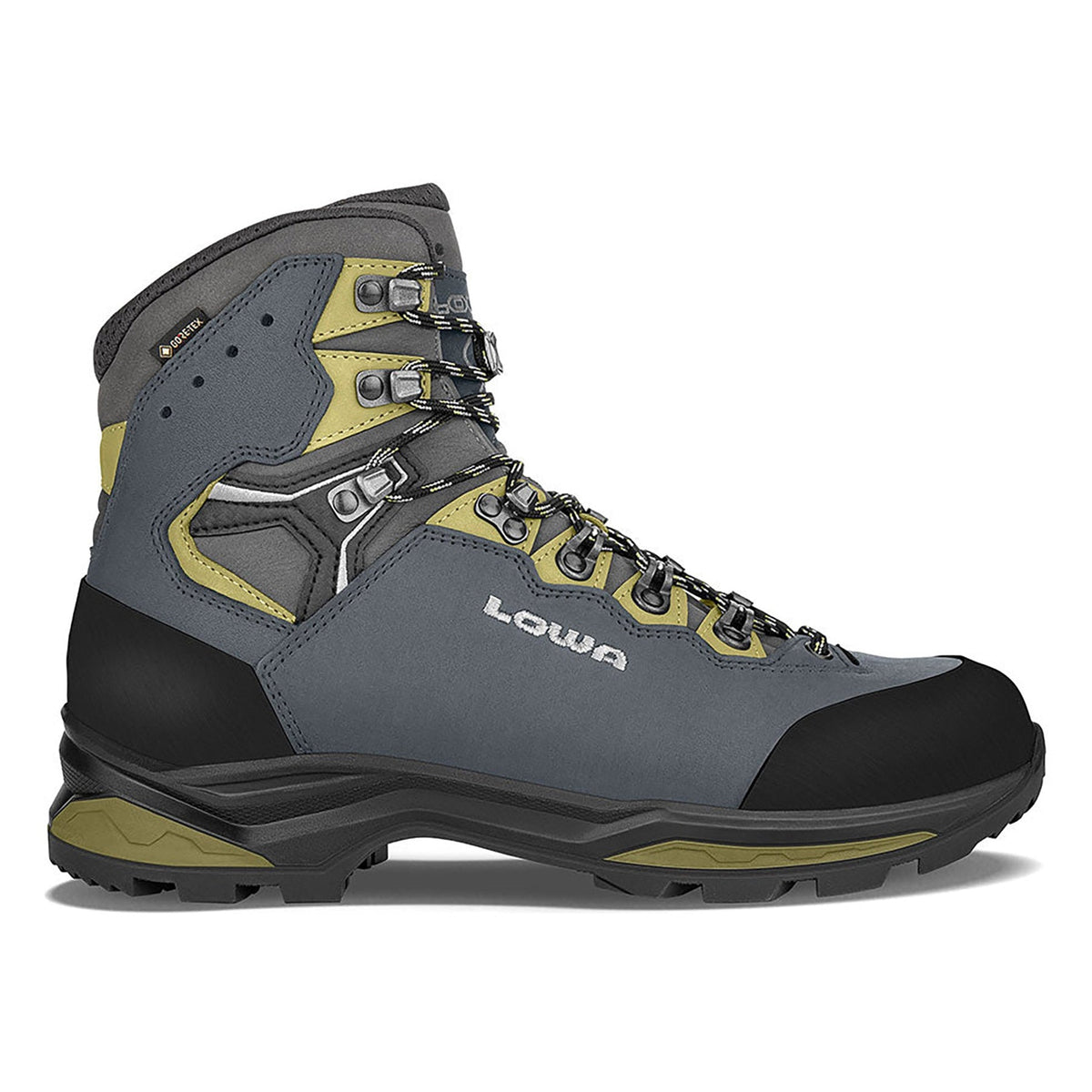 CAMINO EVO GTX - STEEL BLUE/KIWI - Outside Side View