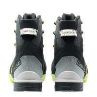 Men's LOWA CERVINO GTX MID mountaineering boot in BLACK/LIME with GORE-TEX waterproof protection for mountaineering. SKU 2110309903