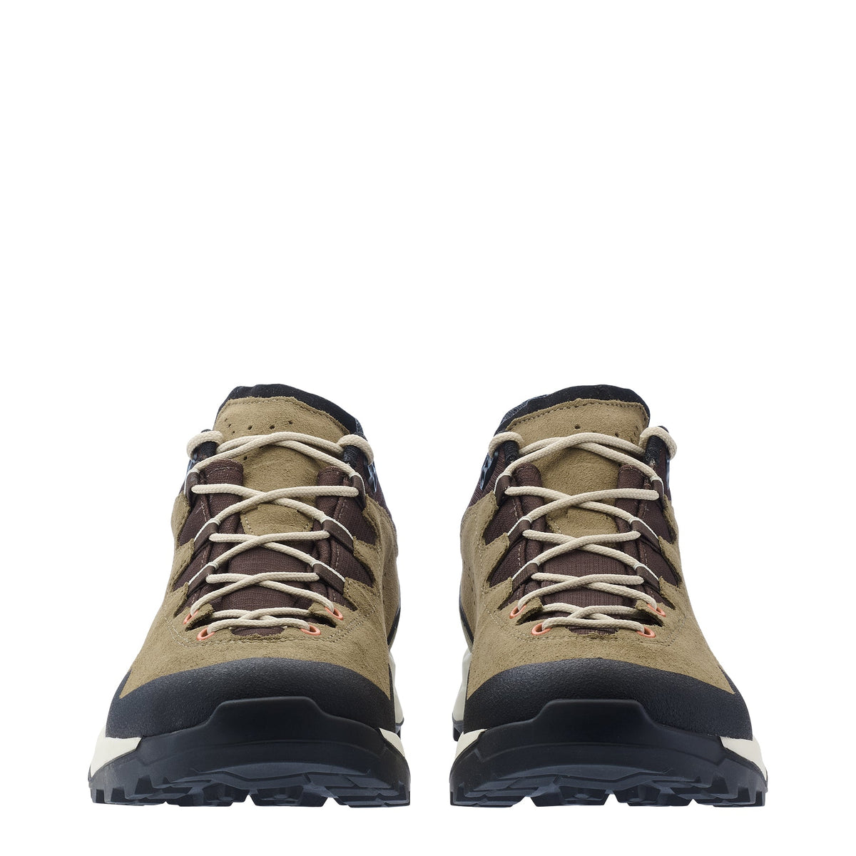 Men's LOWA® EXPLORER GTX LO backpacking boot in HUMUS/BROWN with GORE-TEX waterproof protection for backpacking. SKU 2111904485