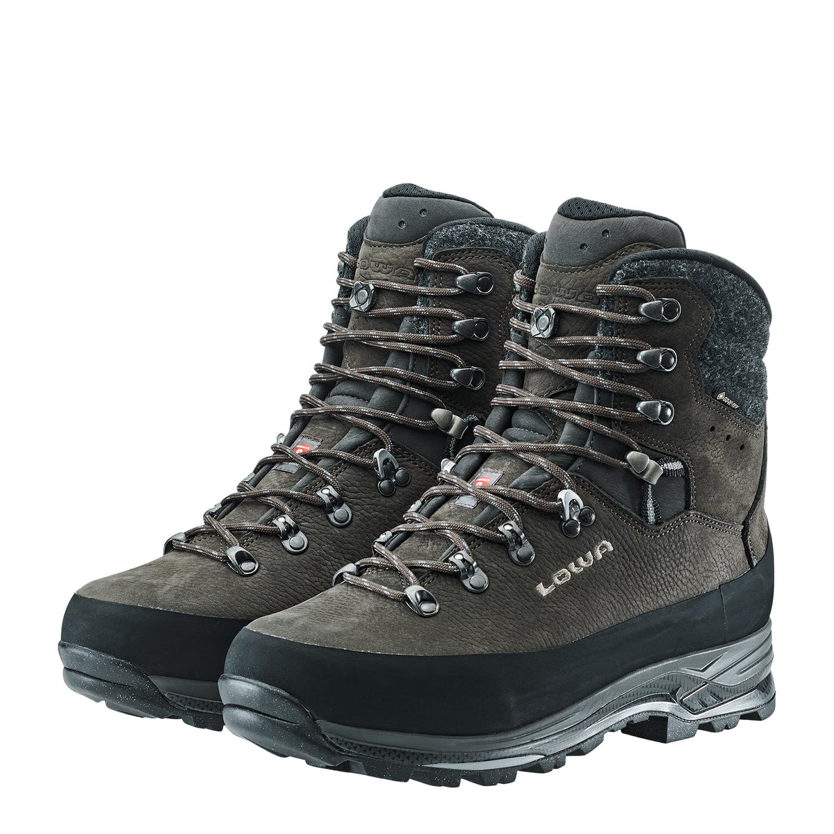 Men's LOWA TIBET EVO 400 GTX backpacking boot in SLATE with GORE-TEX waterproof protection for backpacking and mountain hunting. SKU 2117320997