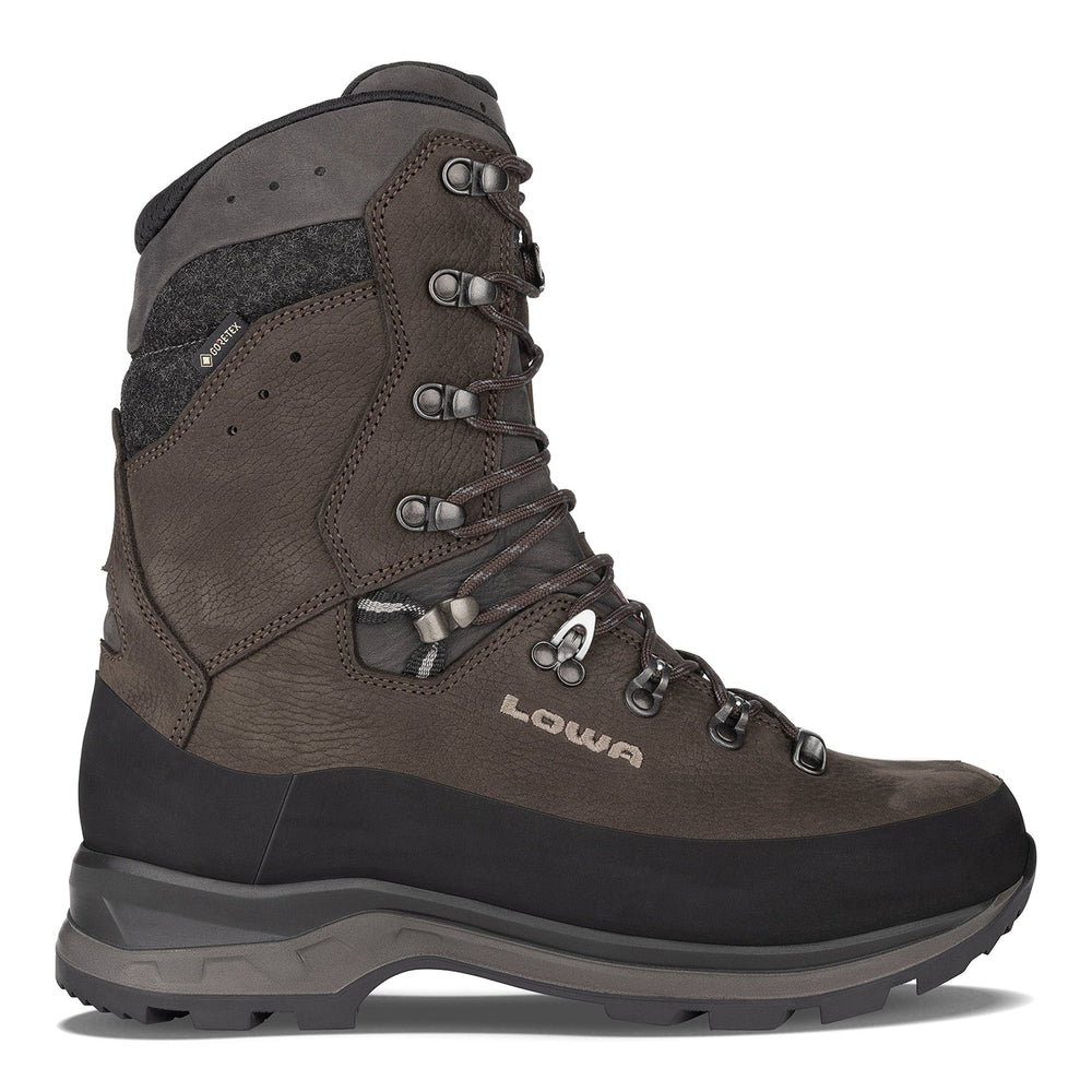 Men's LOWA TIBET EVO 200 GTX HI backpacking boot in SLATE with GORE-TEX waterproof protection for backpacking and mountain hunting. SKU 2117330997