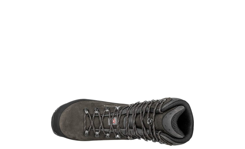 Men's LOWA TIBET EVO 200 GTX HI backpacking boot in SLATE with GORE-TEX waterproof protection for backpacking and mountain hunting. SKU 2117330997