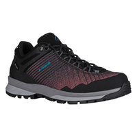 Women's LOWA CAREZZA GTX LO WS backpacking boot in BLACK/BROWN ROSE with GORE-TEX waterproof protection for backpacking. SKU 2210659931