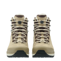 Women's LOWA LADY LIGHT EVO GTX backpacking boot in HUMUS/BROWN with GORE-TEX waterproof protection for backpacking and mountain hunting. SKU 2216704485
