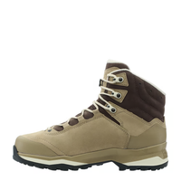 Women's LOWA LADY LIGHT EVO GTX backpacking boot in HUMUS/BROWN with GORE-TEX waterproof protection for backpacking and mountain hunting. SKU 2216704485