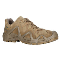 Men's LOWA ZEPHYR GTX LO TF tactical shoe in COYOTE OP with GORE-TEX waterproof protection for tactical and duty use. SKU 3105890731