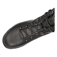 Men's LOWA R-6 GTX tactical boot in BLACK with GORE-TEX waterproof protection for tactical and duty use. SKU 3106720999, 3106730999