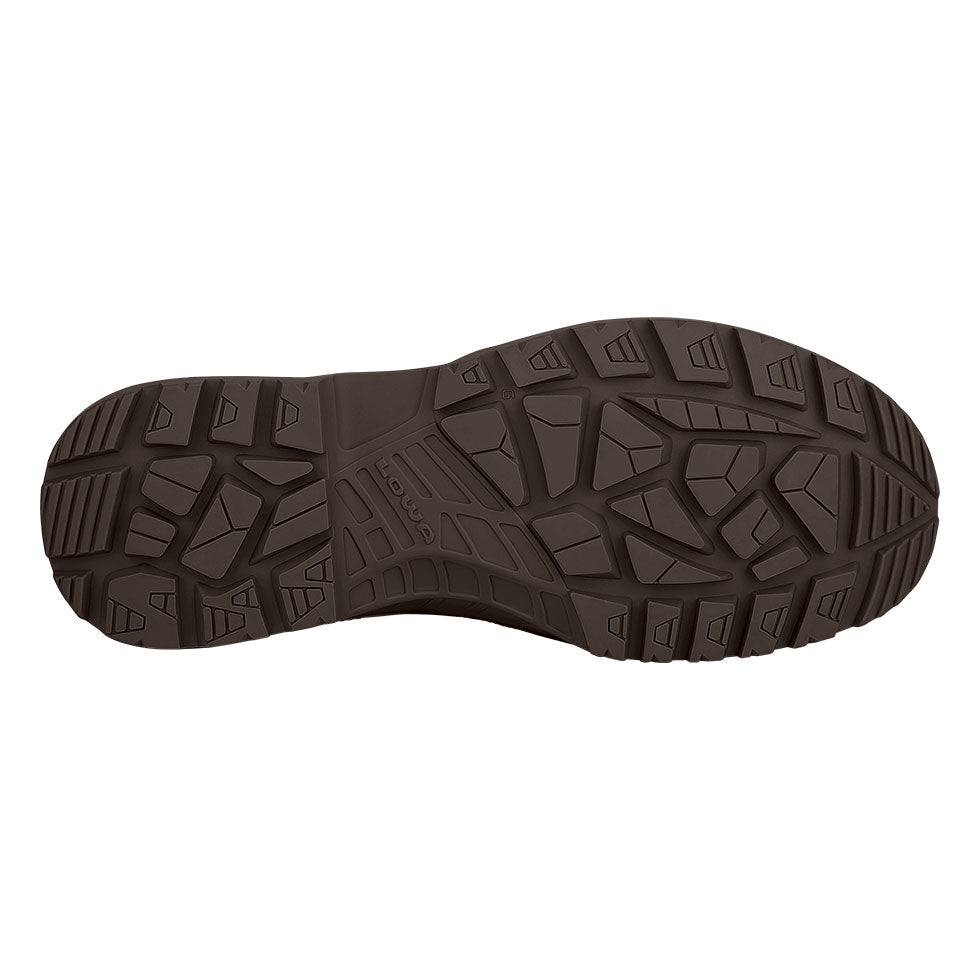 Men's LOWA Z-8S GTX C tactical boot in DARK BROWN with GORE-TEX waterproof protection for tactical and duty use. SKU 3106840493