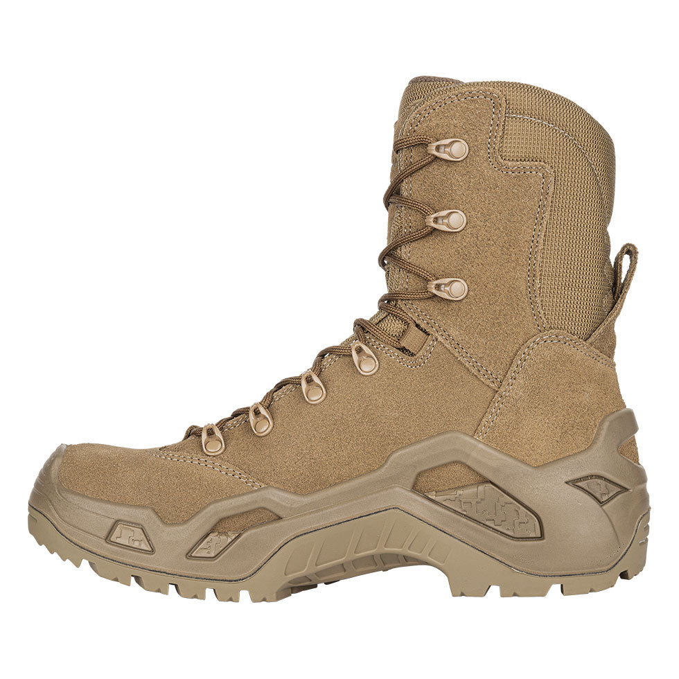 Men's LOWA Z-8S C tactical boot in COYOTE OP for tactical and duty use. SKU 3106860731