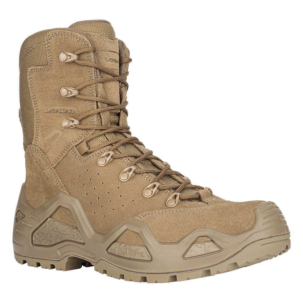 Men's LOWA Z-8S C tactical boot in COYOTE OP for tactical and duty use. SKU 3106860731