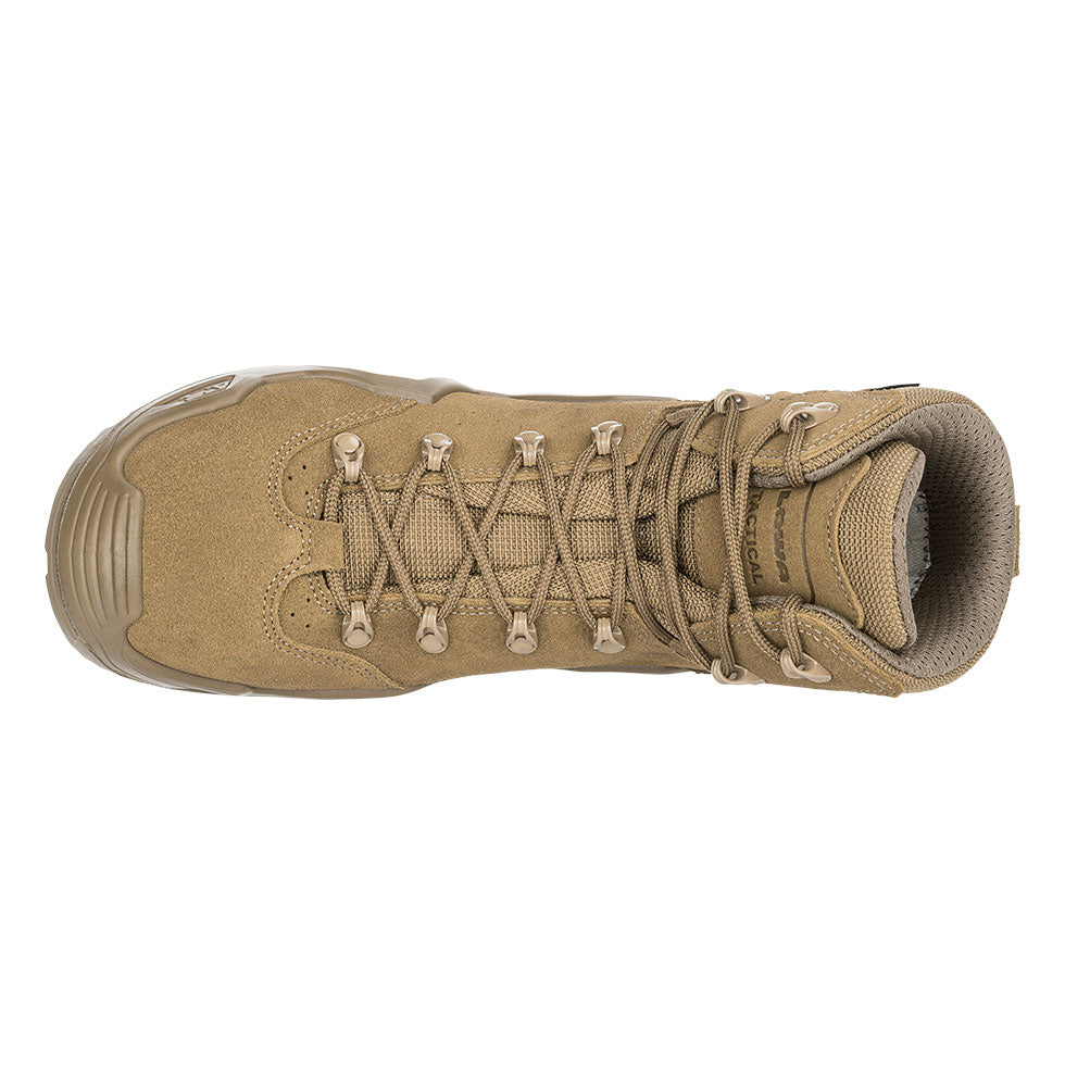 Men's LOWA Z-6S GTX C tactical boot in COYOTE OP with GORE-TEX waterproof protection for tactical and duty use. SKU 3106880731, 3106900731