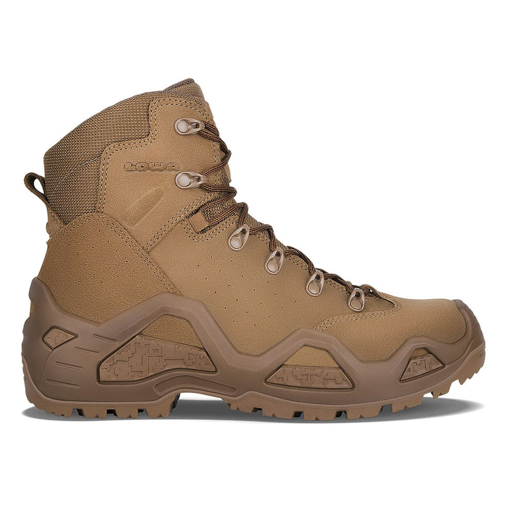 Men's LOWA Z-6S C tactical boot in COYOTE OP for tactical and duty use. SKU 3106890731