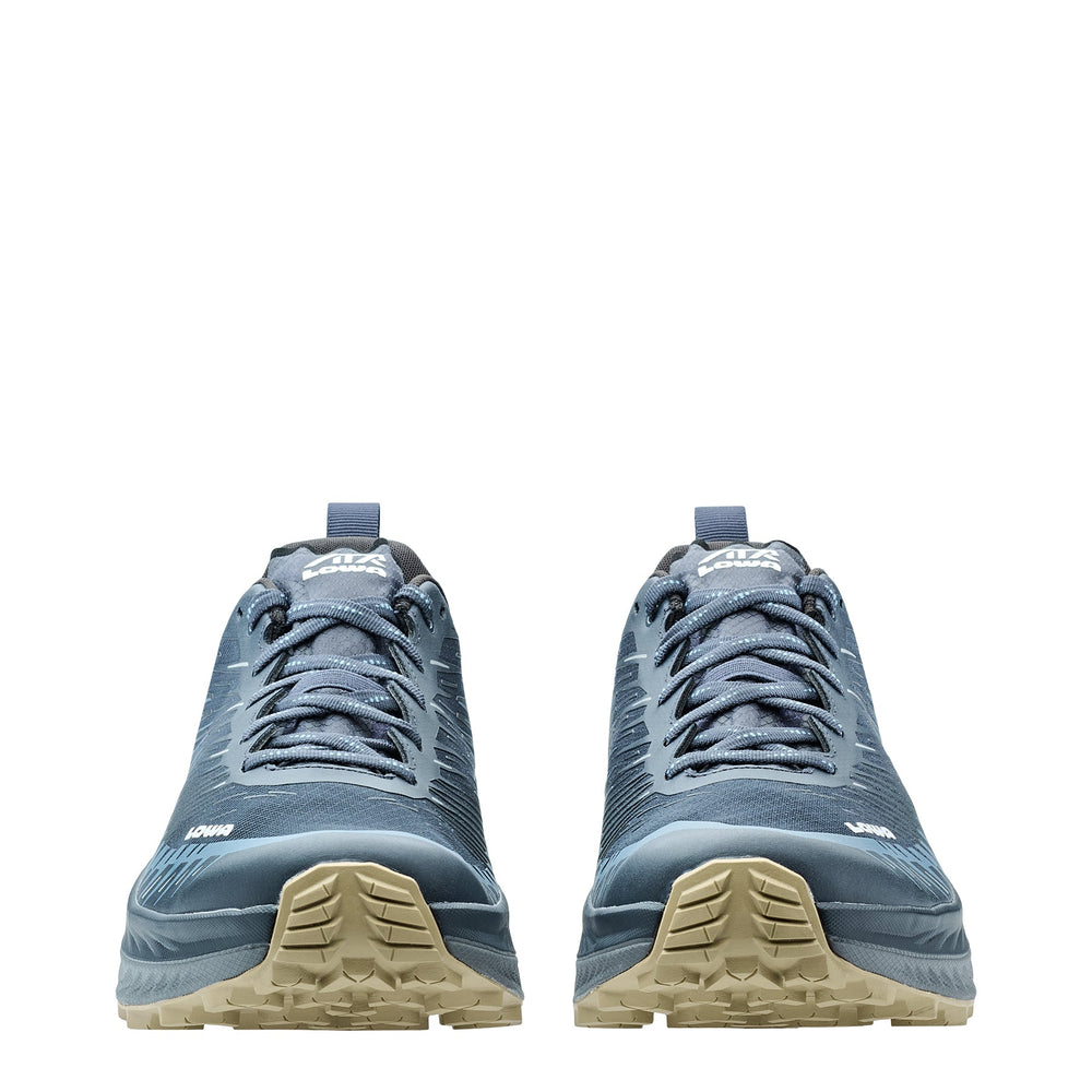 Men's LOWA FORTUX tactical boot in NAVY/DUNE for tactical and duty use and trail running. SKU 3106936983