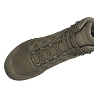Men's LOWA INNOX PRO GTX MID TF tactical boot in RANGER GREEN (NEW GTX) with GORE-TEX waterproof protection for tactical and duty use. SKU 3118310750