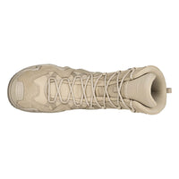 Men's LOWA ZEPHYR MK2 GTX HI tactical boot in DESERT and DESERT (NEW GTX) with GORE-TEX waterproof protection for tactical and duty use. SKU 3108500410, 3118500410