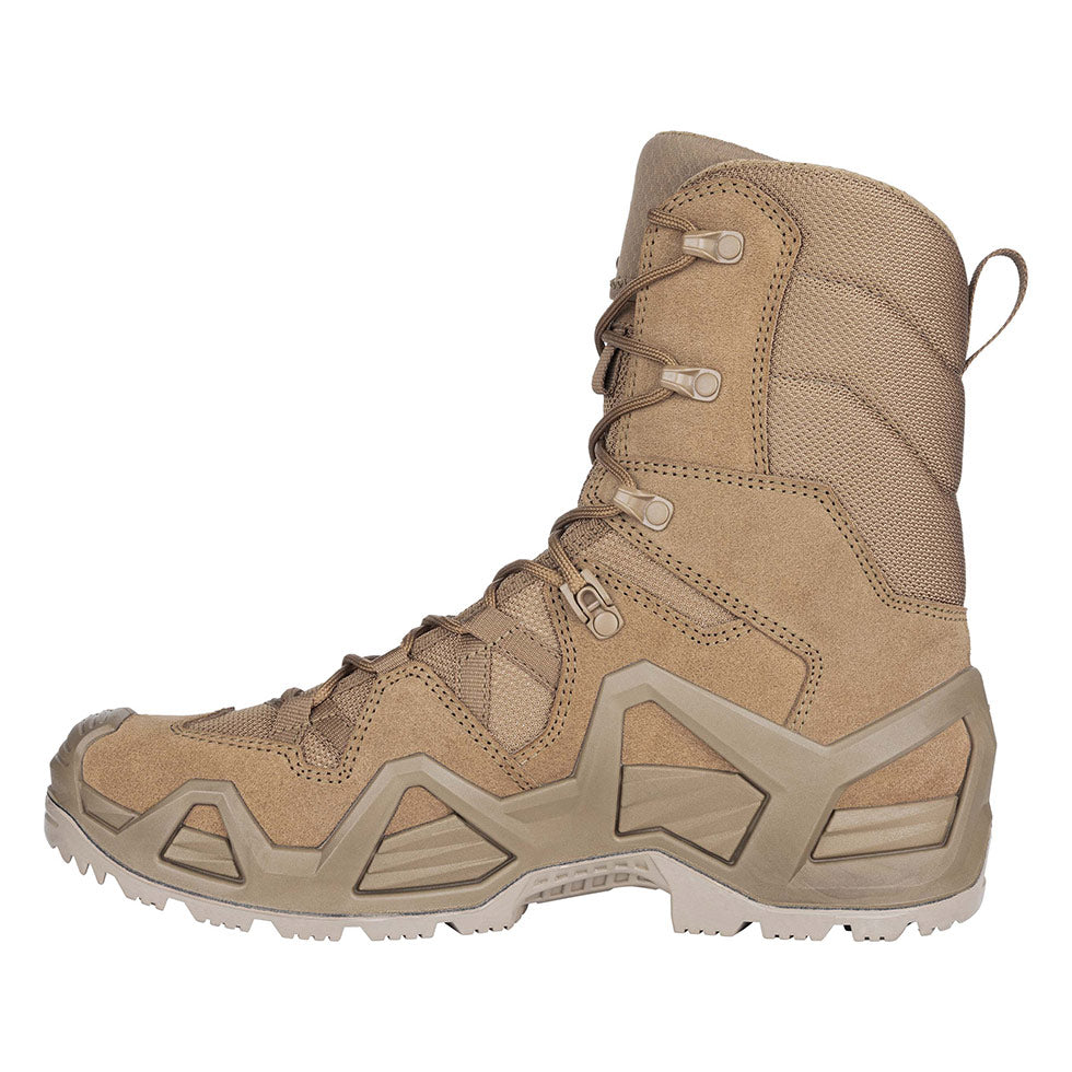 Men's LOWA ZEPHYR MK2 HI tactical boot in COYOTE OP for tactical and duty use. SKU 3108520731, 3108530731