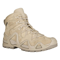 Men's LOWA ZEPHYR MK2 GTX MID tactical boot in DESERT (NEW GTX) with GORE-TEX waterproof protection for tactical and duty use. SKU 3118540410