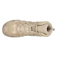 Men's LOWA ZEPHYR MK2 GTX MID tactical boot in DESERT with GORE-TEX waterproof protection for tactical and duty use. SKU 3108540410