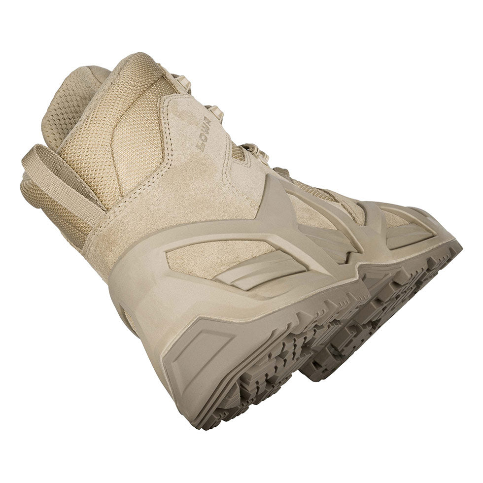 Men's LOWA ZEPHYR MK2 MID tactical boot in DESERT for tactical and duty use. SKU 3108560410