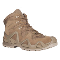 Men's LOWA ZEPHYR MK2 MID tactical boot in COYOTE OP for tactical and duty use. SKU 3108560731, 3108570731