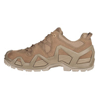 Men's LOWA ZEPHYR MK2 GTX LO tactical shoe in COYOTE OP (NEW GTX) with GORE-TEX waterproof protection for tactical and duty use. SKU 3118900731