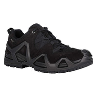 Men's LOWA ZEPHYR MK2 GTX LO tactical shoe in BLACK (NEW GTX) with GORE-TEX waterproof protection for tactical and duty use. SKU 3118900999