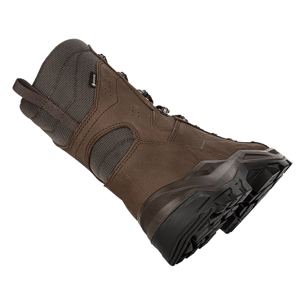 Men's LOWA RENEGADE II N GTX HI TF tactical boot in DARK BROWN with GORE-TEX waterproof protection for tactical and duty use and mountain use. SKU 3109110493