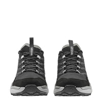 Men's LOWA MADDOX PRO GTX LO hiking shoe in BLACK/GREY with GORE-TEX waterproof protection for hiking. SKU 3113319930, 3116309930