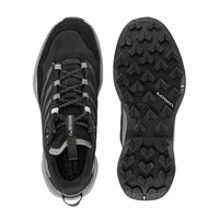Men's LOWA MADDOX PRO GTX LO hiking shoe in BLACK/GREY with GORE-TEX waterproof protection for hiking. SKU 3113319930, 3116309930