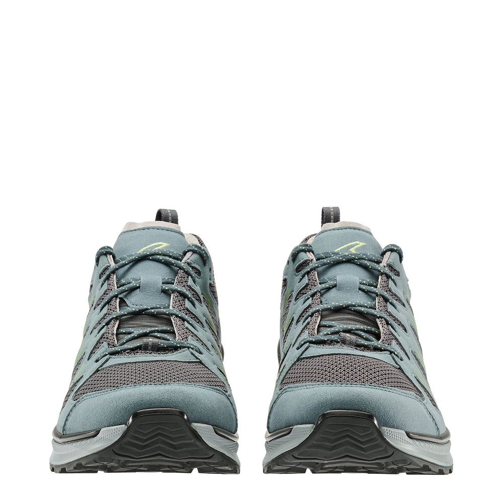 Men's LOWA INNOX EVO II LO hiking shoe in DARK PETROL/GREY for hiking. SKU 3114207531