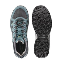 Men's LOWA INNOX EVO II LO hiking shoe in DARK PETROL/GREY for hiking. SKU 3114207531