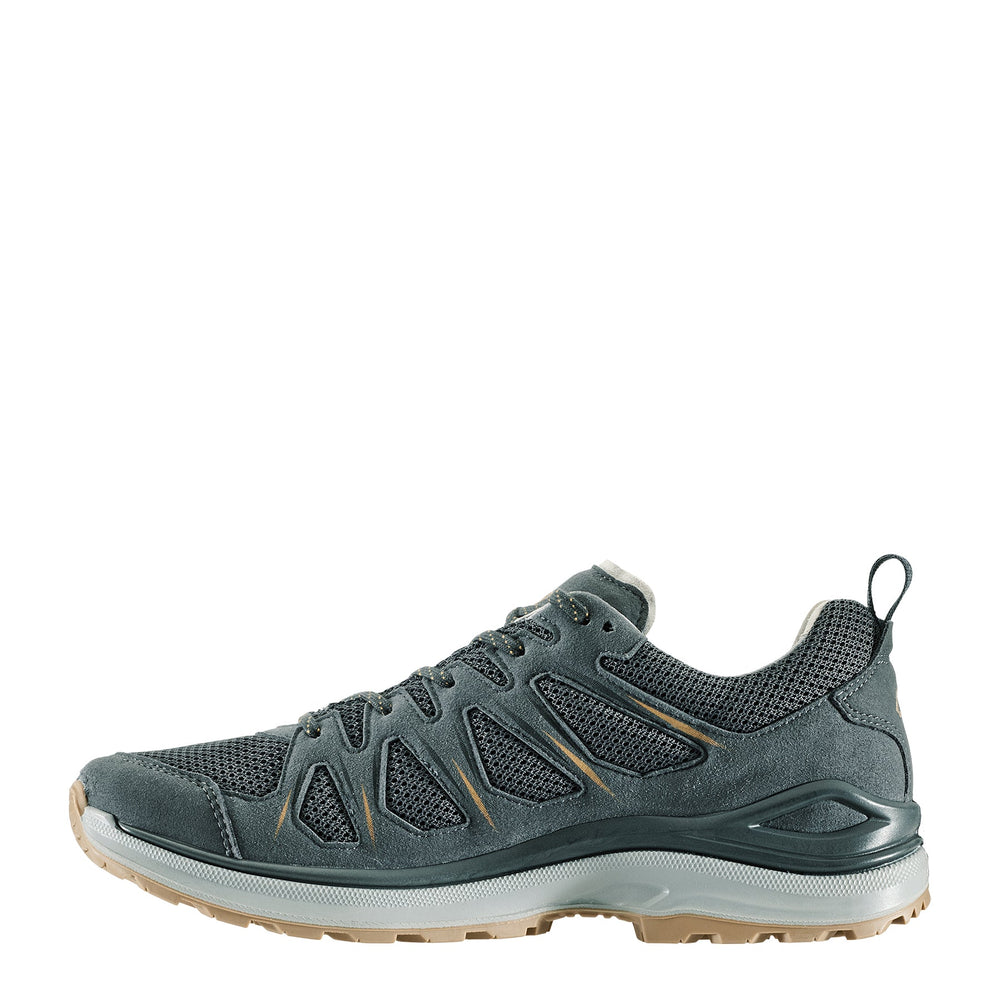 Men's LOWA INNOX EVO II GTX hiking boot in ANTHRACITE/BRONZE with GORE-TEX waterproof protection for hiking. SKU 3114167945