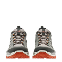 Men's LOWA INNOVO GTX LO hiking shoe in GREY/FLAME with GORE-TEX waterproof protection for hiking. SKU 3115509055