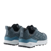 LOWA TETONIX GTX LO men's hiking shoe in navy/grey, back profile
