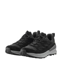 Men's LOWA TETONIX GTX LO hiking shoe in BLACK/GREY with GORE-TEX waterproof protection for hiking. SKU 3115909930