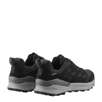 LOWA TETONIX GTX LO men's hiking shoe in black/grey, back profile