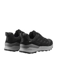 Men's LOWA TETONIX GTX LO hiking shoe in BLACK/GREY with GORE-TEX waterproof protection for hiking. SKU 3115909930