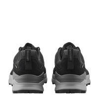 Men's LOWA TETONIX GTX LO hiking shoe in BLACK/GREY with GORE-TEX waterproof protection for hiking. SKU 3115909930