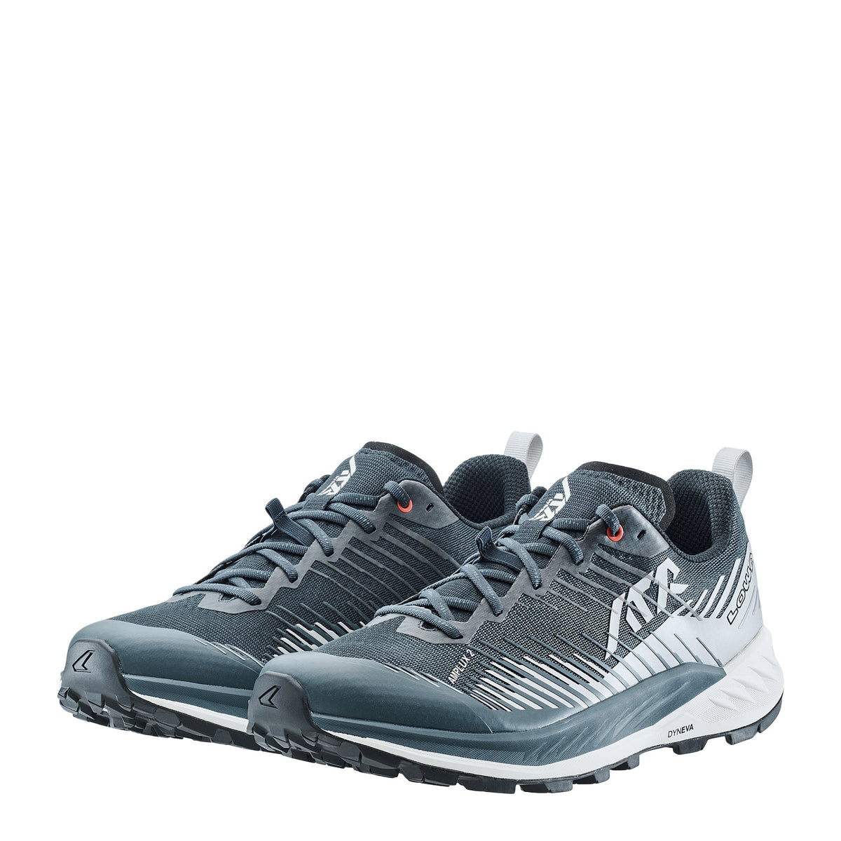 Men's LOWA AMPLUX 2 trail running shoe in NAVY/GREY for trail running. SKU 3116806930