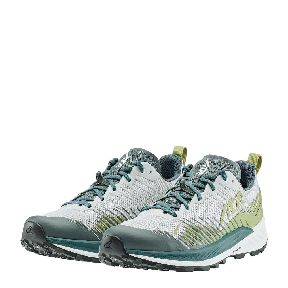 Men's LOWA AMPLUX 2 trail running shoe in GREY/FERN for trail running. SKU 3116809059