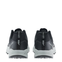 Men's LOWA AMPLUX 2 GTX trail running shoe in GREY/BLACK with GORE-TEX waterproof protection for trail running. SKU 3116859099
