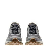 Men's LOWA AMPLUX 2 GTX trail running shoe in BLACK/OLIVE with GORE-TEX waterproof protection for trail running. SKU 3116859948