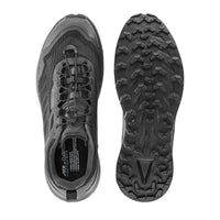 Men's LOWA FORTUX GTX tactical boot in BLACK/BLACK with GORE-TEX waterproof protection for tactical and duty use and trail running. SKU 3118149999