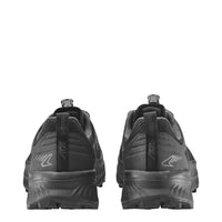 Men's LOWA FORTUX GTX tactical boot in BLACK/BLACK with GORE-TEX waterproof protection for tactical and duty use and trail running. SKU 3118149999