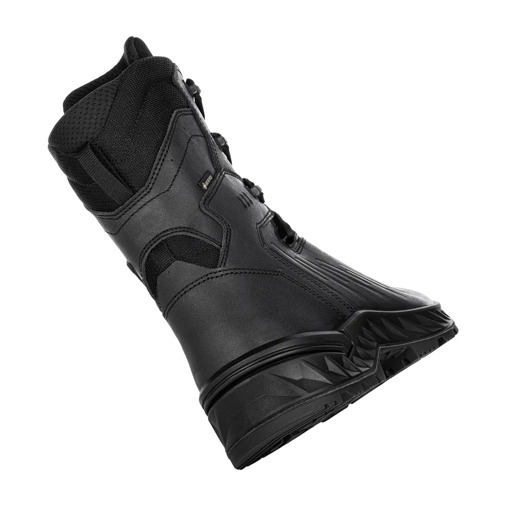 Men's LOWA ZICON® GTX HI tactical boot in BLACK with GORE-TEX waterproof protection for tactical and duty use. SKU 3118810999, 3118830999