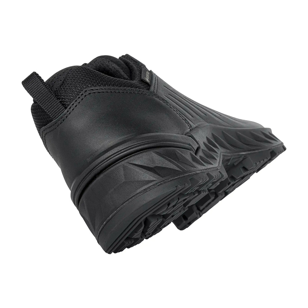 Men's LOWA ZICON® GTX LO tactical shoe in BLACK with GORE-TEX waterproof protection for tactical and duty use. SKU 3118870999, 3118890999