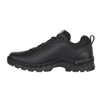Men's LOWA ZICON® GTX LO tactical shoe in BLACK with GORE-TEX waterproof protection for tactical and duty use. SKU 3118870999, 3118890999